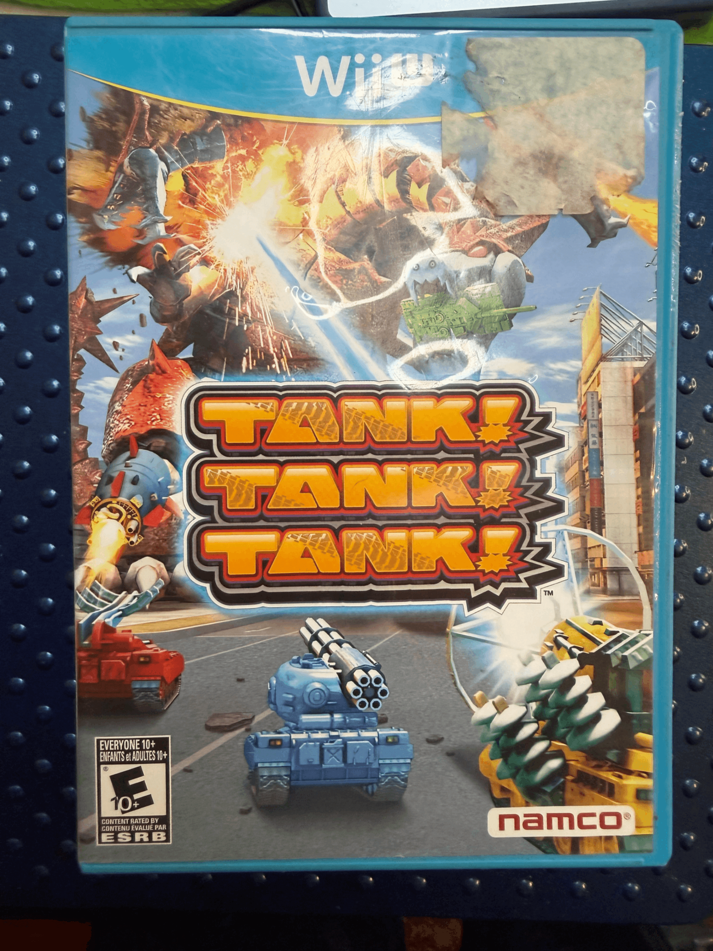 Tank! Tank! Tank! Nintendo Wii U CIB w/ Manual Namco