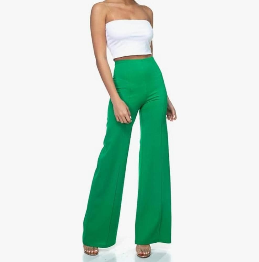 High Waist Dress Pants~ Green
