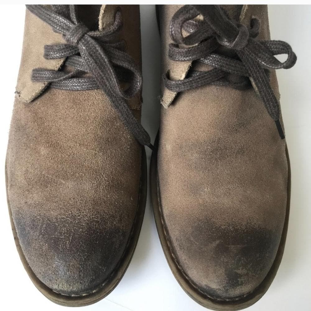 Alfani Men's Leather Chukka Boots~ Burnished Toe~ 12M