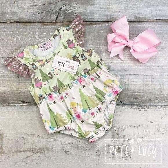 NWT Boutique Romper 9-12 Mo. ‘Goldilocks’