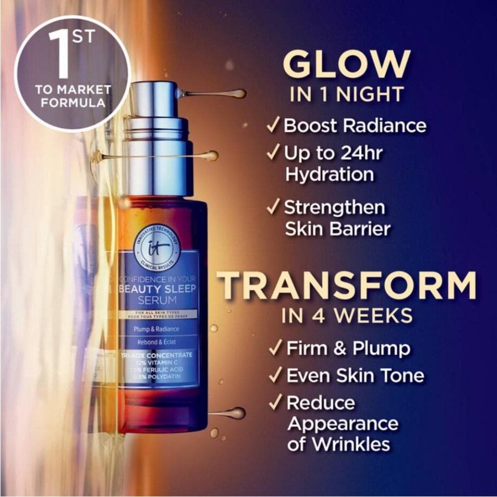 CONFIDENCE IN YOUR Beauty Sleep Triple Antioxidant Brightening Serum- New