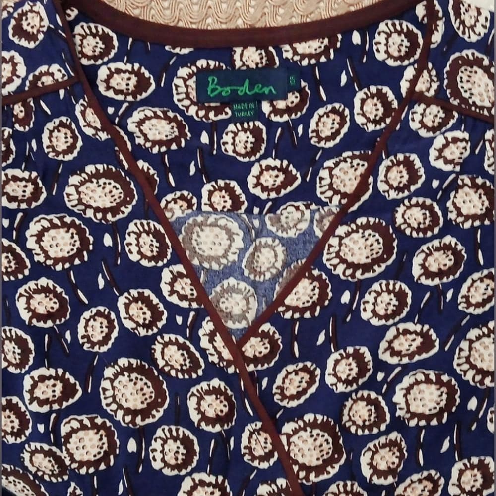 Boden Ladies Abstact Medallion Shift Dress- Midi Dress