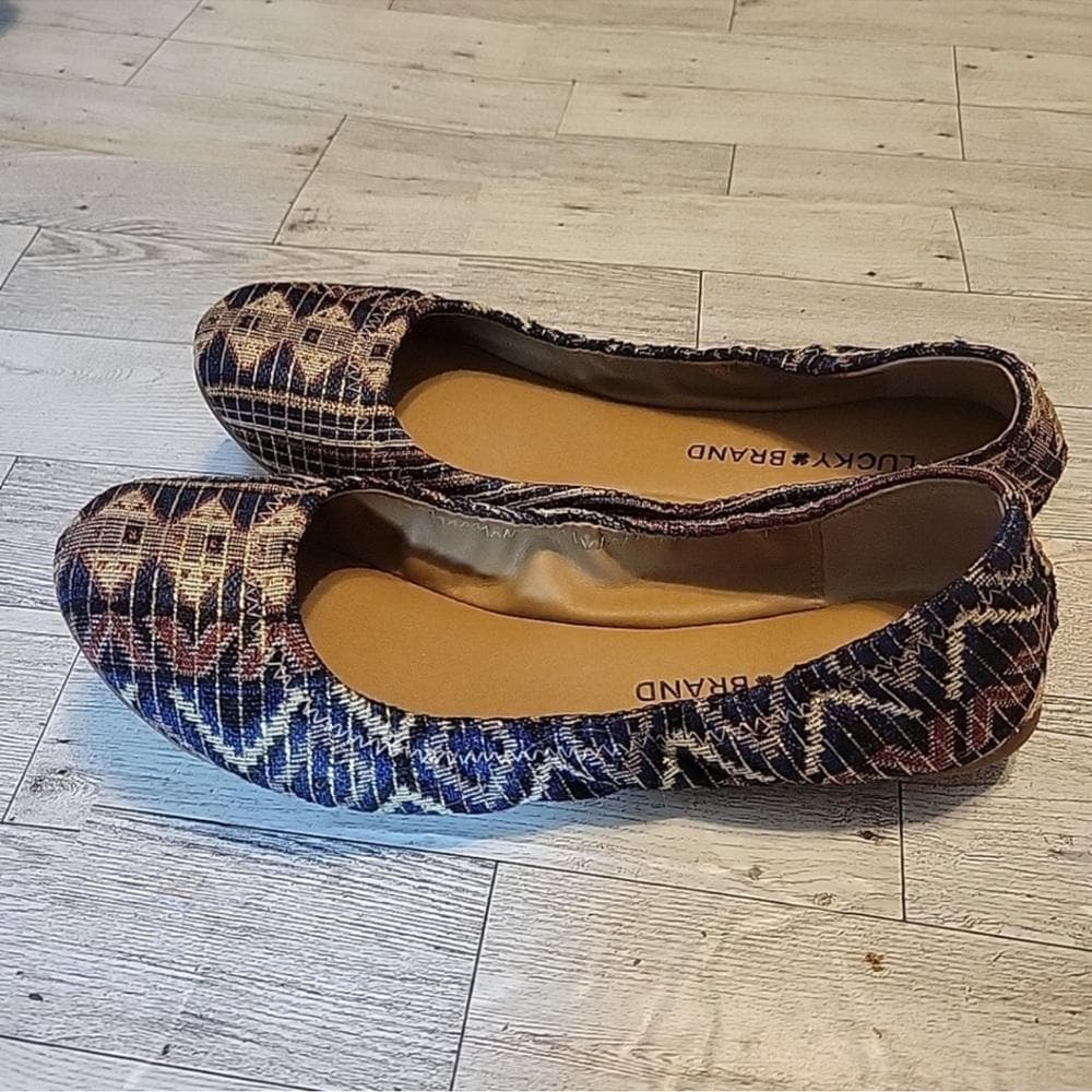 Lucky Brand Emmie Ballet Flats Size 9.5~Comes in Original Shoe Box from Dillards
