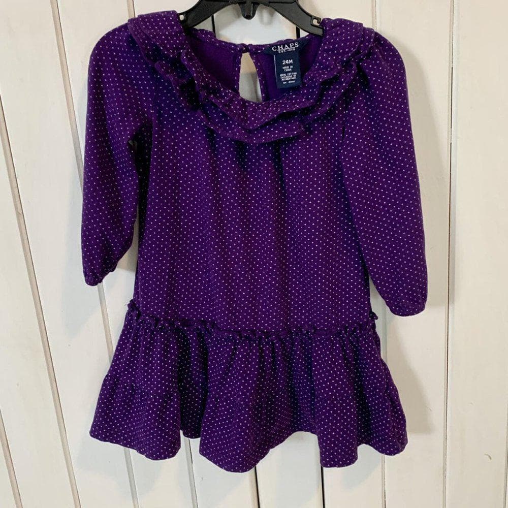 Ralph Lauren Purple Ruffle Dress- 24 Months
