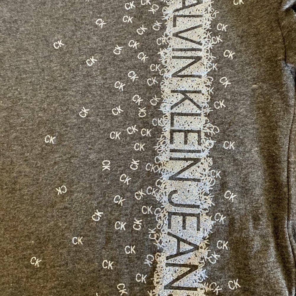 Calvin Klein Girl’s Grey/Silver Top