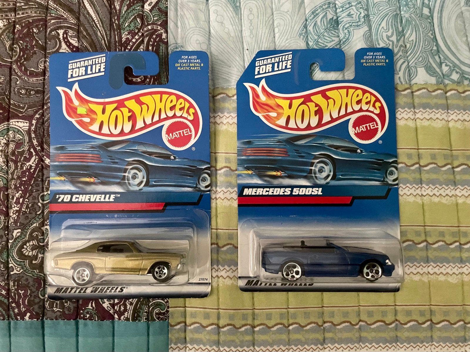 1999 Hot Wheels- Mercedes & Chevelle