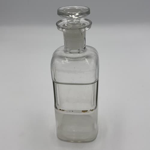 WT & CO 6" Antique Apothecary Jar Glass Bottle with 1/2" opening