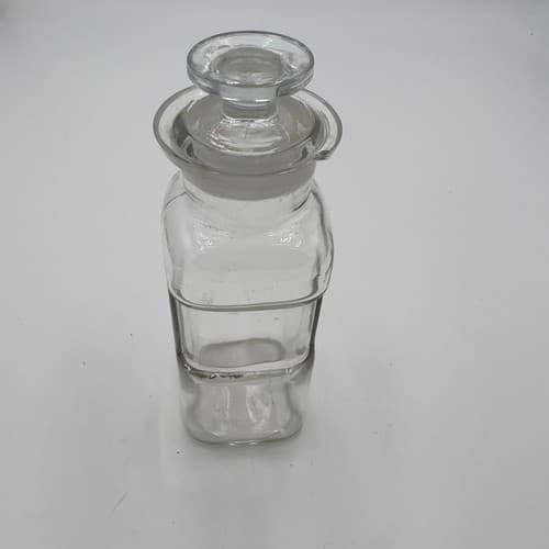 Antique 6" Apothecary 1.25" Opening Glass Medicine Bottle w/stopper 1880s