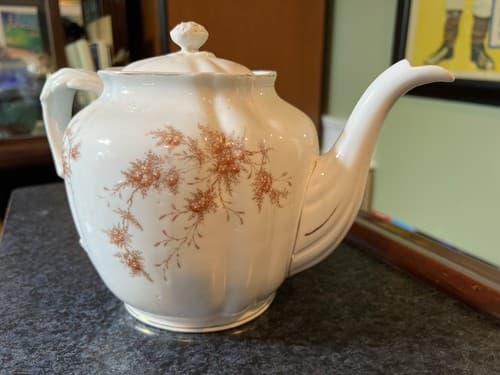 VTG Austria Austrian Teapot With Lid Floral