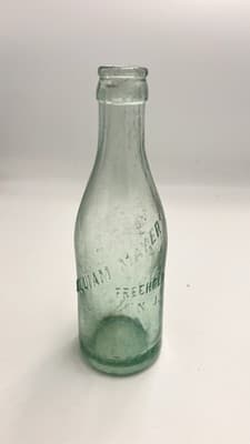 Vintage William Mayer Freehold Soda Bottle Embossed Rare 7.5"