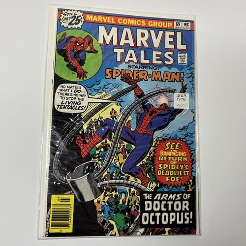 Marvel Tales Starring Spider-Man #69 July 1976 Dr. Octopus Marvel Comics Group