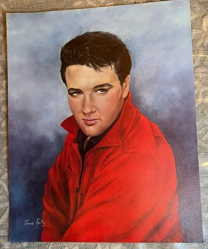 Vintage Elvis Presley Poster By June Kelly 16x20