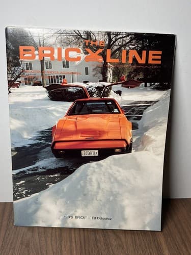 Bricklin International club Magazine “Brickline” Oct 1994 vol 19 #3 ED's Brick