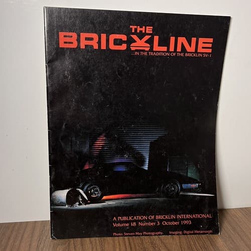 Bricklin International club Magazine “Brickline” 1993 vol 18 #3