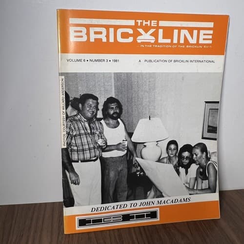Bricklin International club Magazine “Brickline” 1981 vol 6 #3