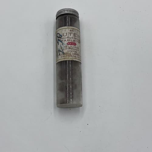 Anique 1900's Hynson Westcott & Dunning's Lutein Tablets