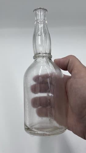 Vintage Glass Bottle , #3071 MADE IN U.S.A. 8"
