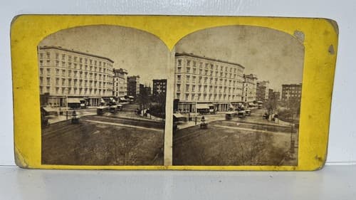 19th Century New York - Stereoview Photograph - 5th Avenue Hotel, N.Y.