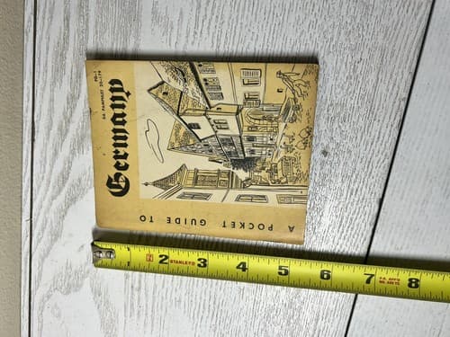 Vintage POCKET GUIDE TO GERMANY 1952 Department Defense PG-1 DA PAM 20-179
