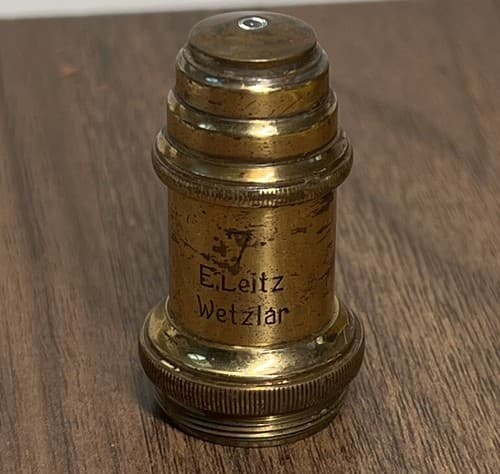 E Leitz Wetzlar 7 Objective Lens For Microscope