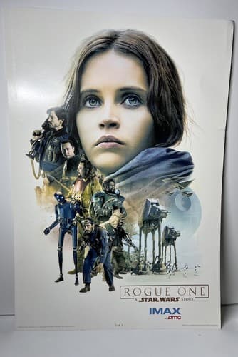STAR WARS ROGUE ONE MOVIE PRINT AMC IMAX 13X19 Inch #2 of 3 Poster 2016