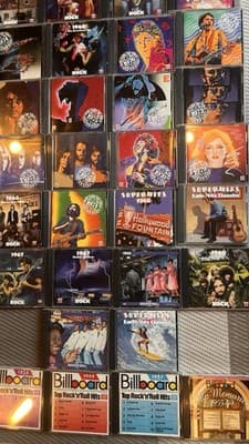 Rare! 34+ cd Lot TIME LIFE Guitar Rock 60s 70s Sixties /Seventies Classics