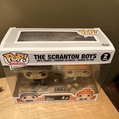 Funko pop The Scranton Boys 2 Pk The Office Michael Plus Cereal Custom Listing