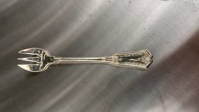 Dessert/Cake Fork Empire Chambly Silverplate France 5.5"