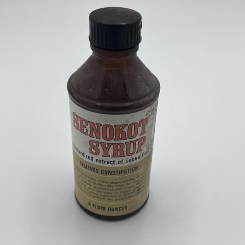 Vintage Advertising Medicine Senokot Constipation , The Purdue Frederick EMPTY