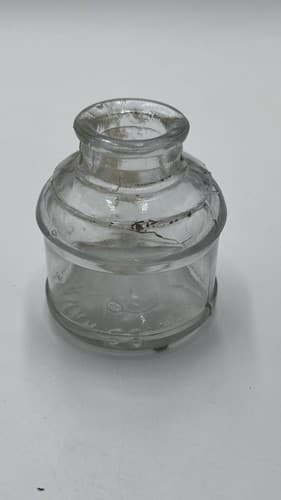 Antique L. E. Waterman Co Ink Bottle w/bubbles