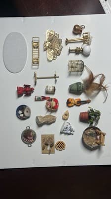 Dollhouse Miniature Lot 20+ Accessories 1:12 Scale