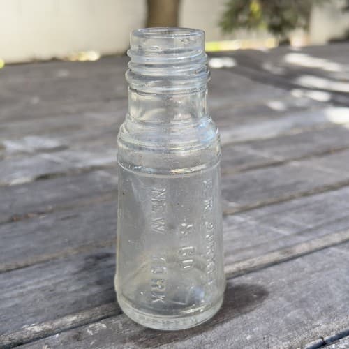 Vintage E.R. Durkee & Co. Salad Dressing Bottle New York Patented April 17 1877