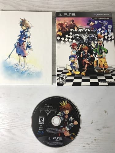 Kingdom Hearts HD 1.5 Remix Bundle (Sony PlayStation 3, 2013) Complete Tested