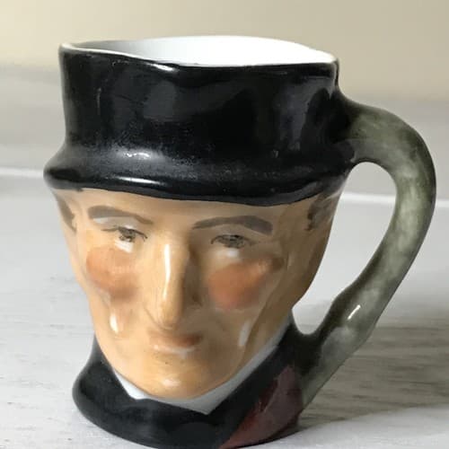 Occupied Japan Miniature Toby Mug 2.25"