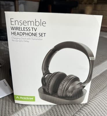 Avantree Ensemble BTHT-5150-US Wireless Bluetooth Headphones - Black