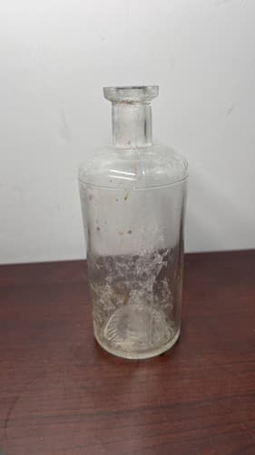 Antique LAVORIS CHEMICAL Co Embossed Mouthwash Healing Bottle
