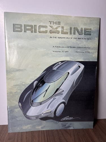 Bricklin International club Magazine “Brickline” january 1996 vol 20 #4