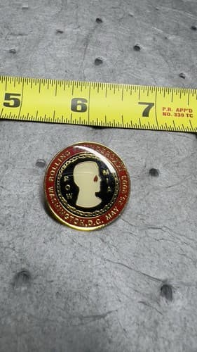 (2) Washington DC Rolling Thunder POW MIA Motorcycle Jacket Vest Pins 2003/2004