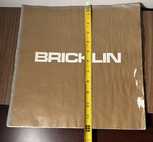 Original 1975 Bricklin Sales Brochure with Poster