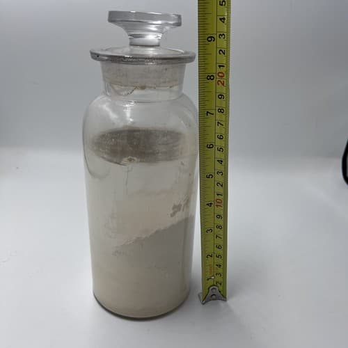 Antique Apothecary Bottle Althaea Original Labels Medicine Pharmacy Glass 8.5"