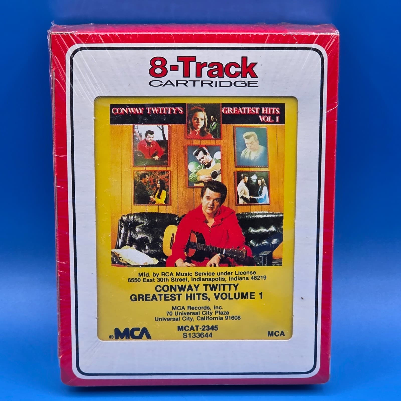 Conway Twitty-Greatest Hits, Vol. 1 8-track Brand New SEALED MCA S133644