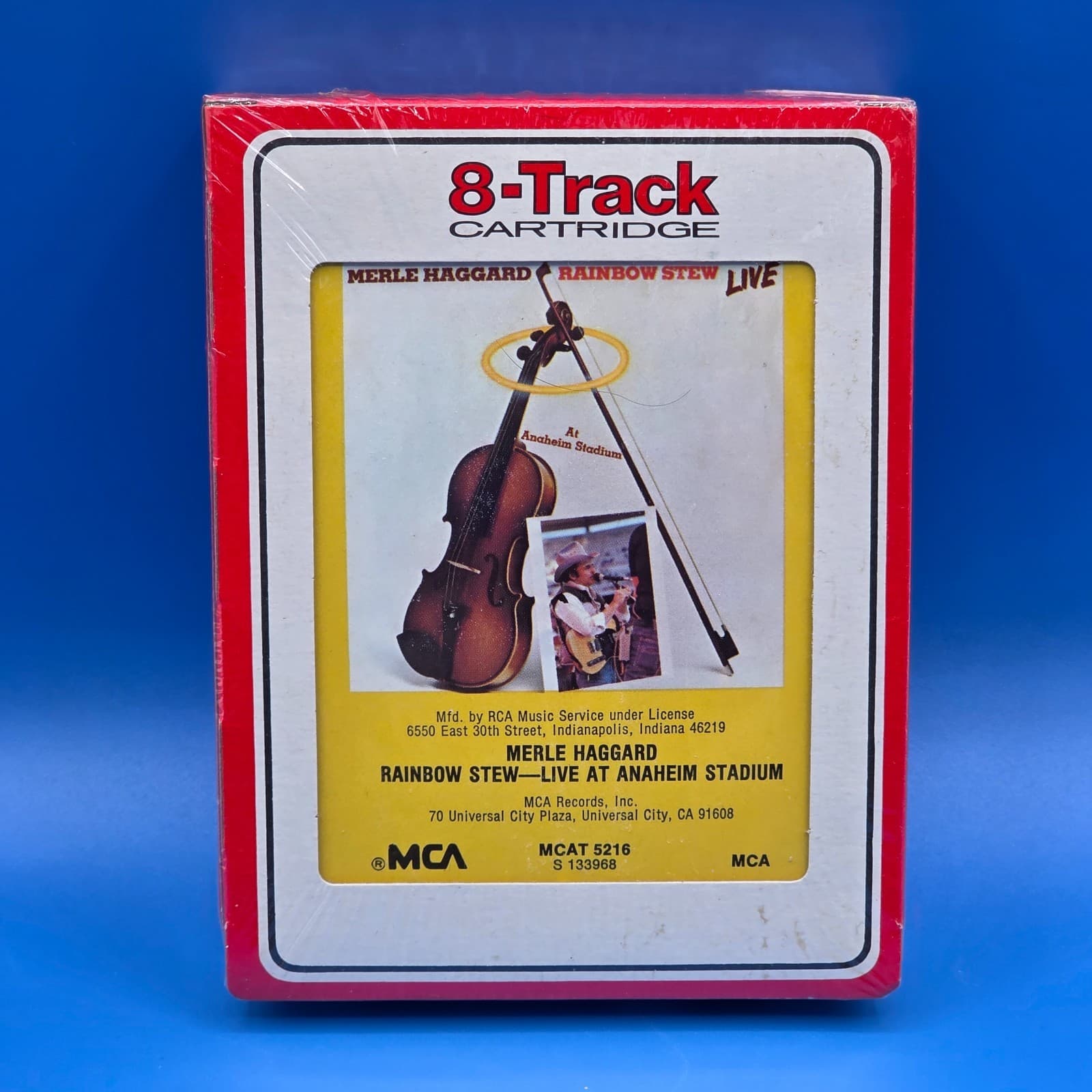 Merle Haggard, Rainbow Stew - Live at Anaheim Stadium (8 Track, 1981 RCA) Sealed