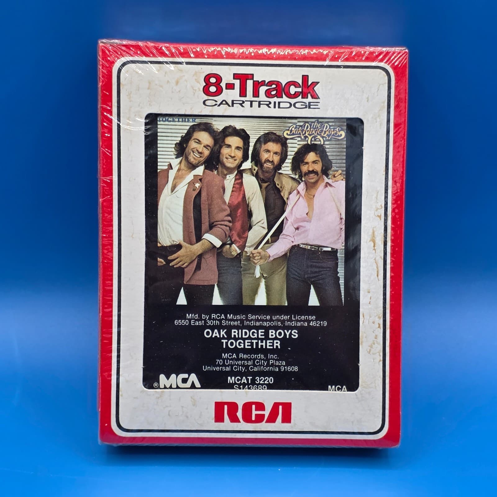 New The Oak Ridge Boys Together 8-Track Cartridge Tape White NIP