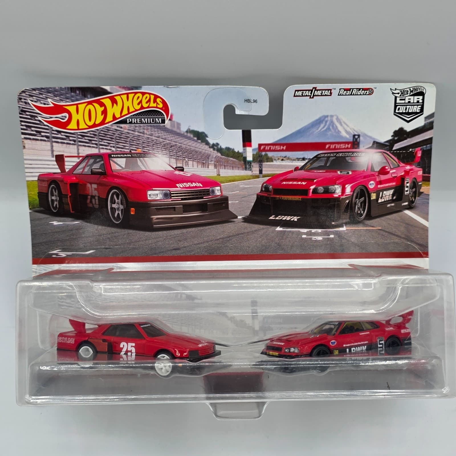 Hot Wheels Nissan Skyline Silhouette / LB-ER34 Super Silhouette / 2-pack sealed