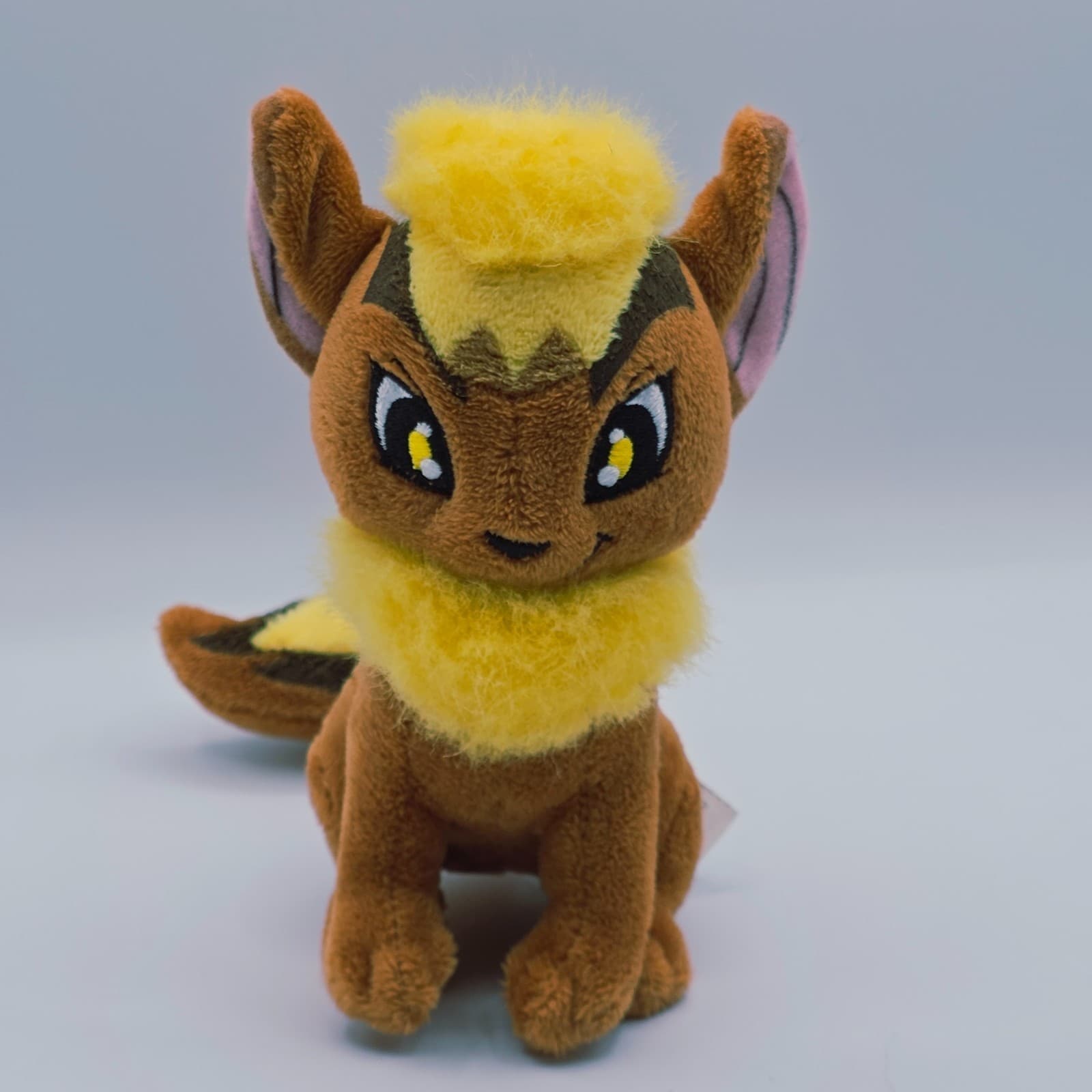 Vintage Neopets : Keyquest Brown Yellow Xweetok Plush 6" Stuffed Toy 2008