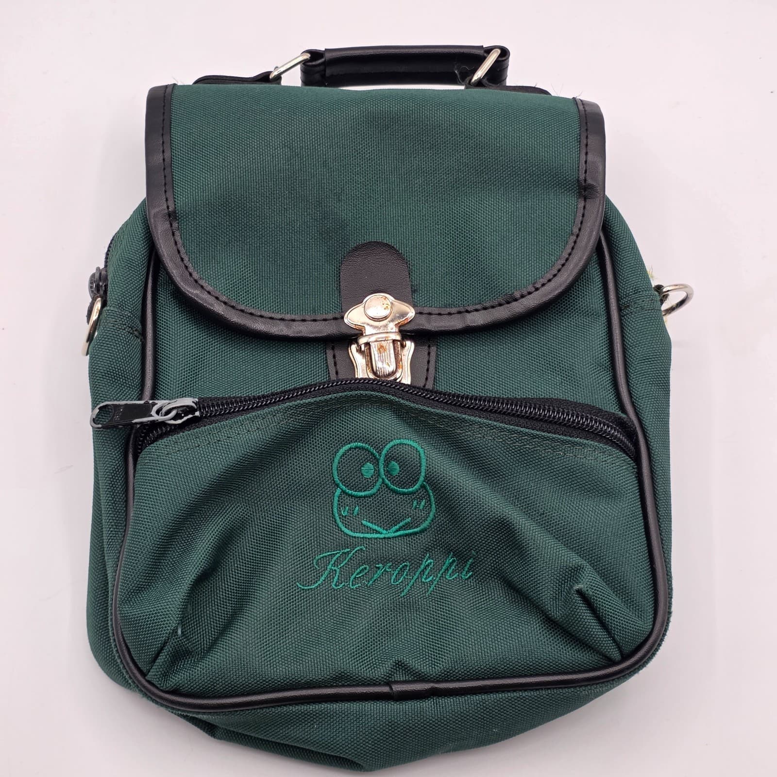 Sanrio Kerokerokeroppi Keroppi Bag Backpack Tote Vintage 90s Japan Missing Strap