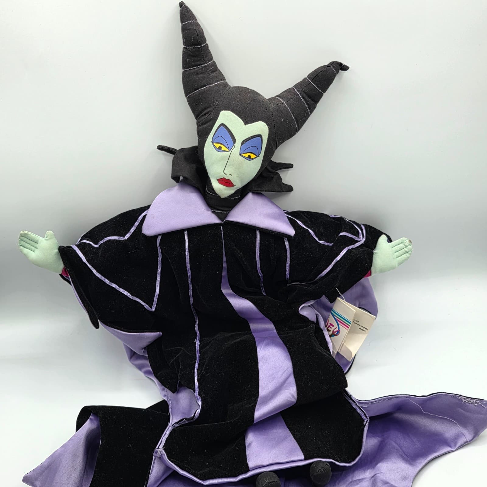 Disney Store - Maleficent 20” Rag Doll Plush Sleeping Beauty Maleficent