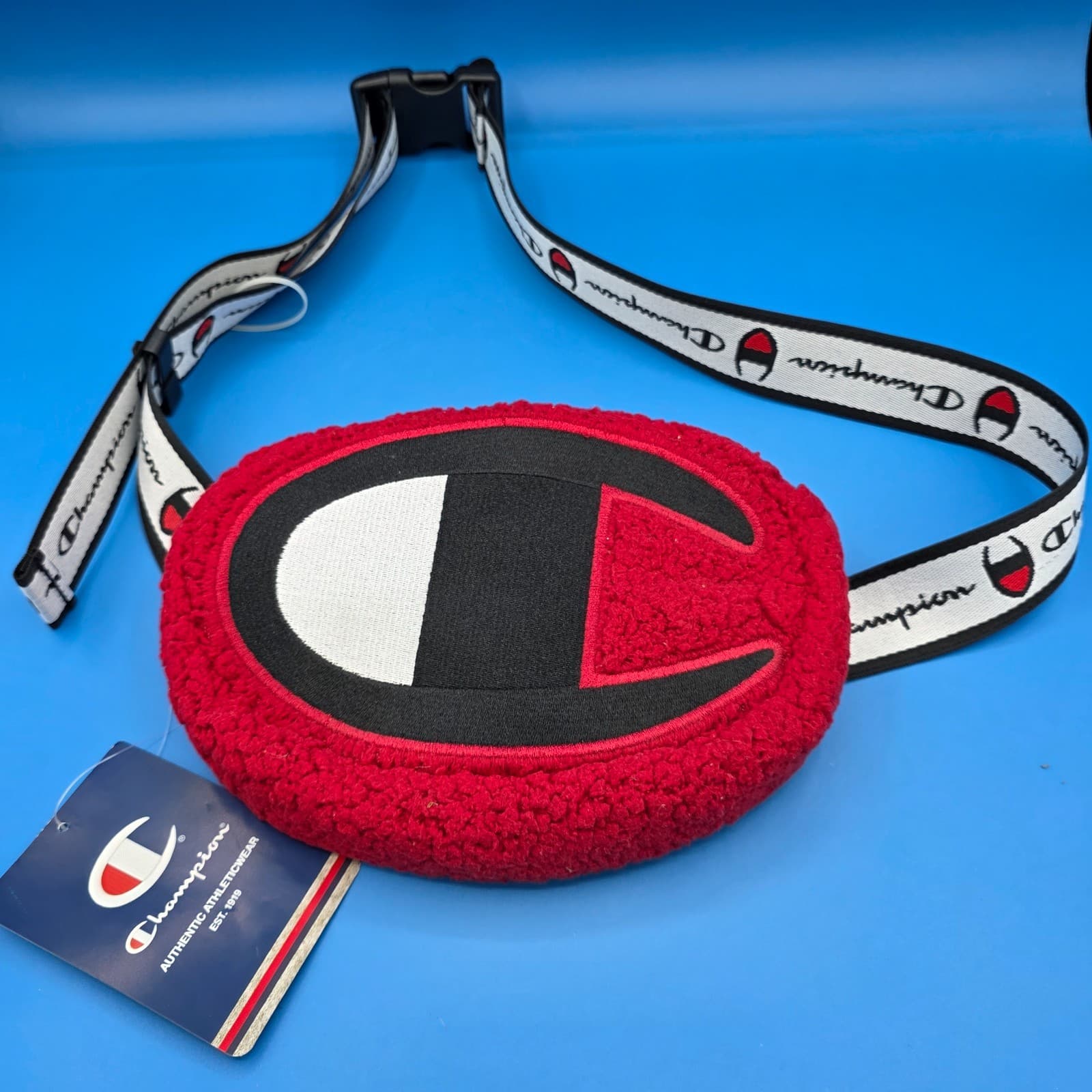 Champion Sherpa Prime Medium Waist Pack With Logo RED Brand New