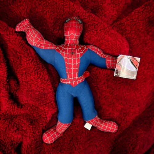 RARE Vintage 2002 Spiderman Tobey Maguire Movie 16” Plush With Tags