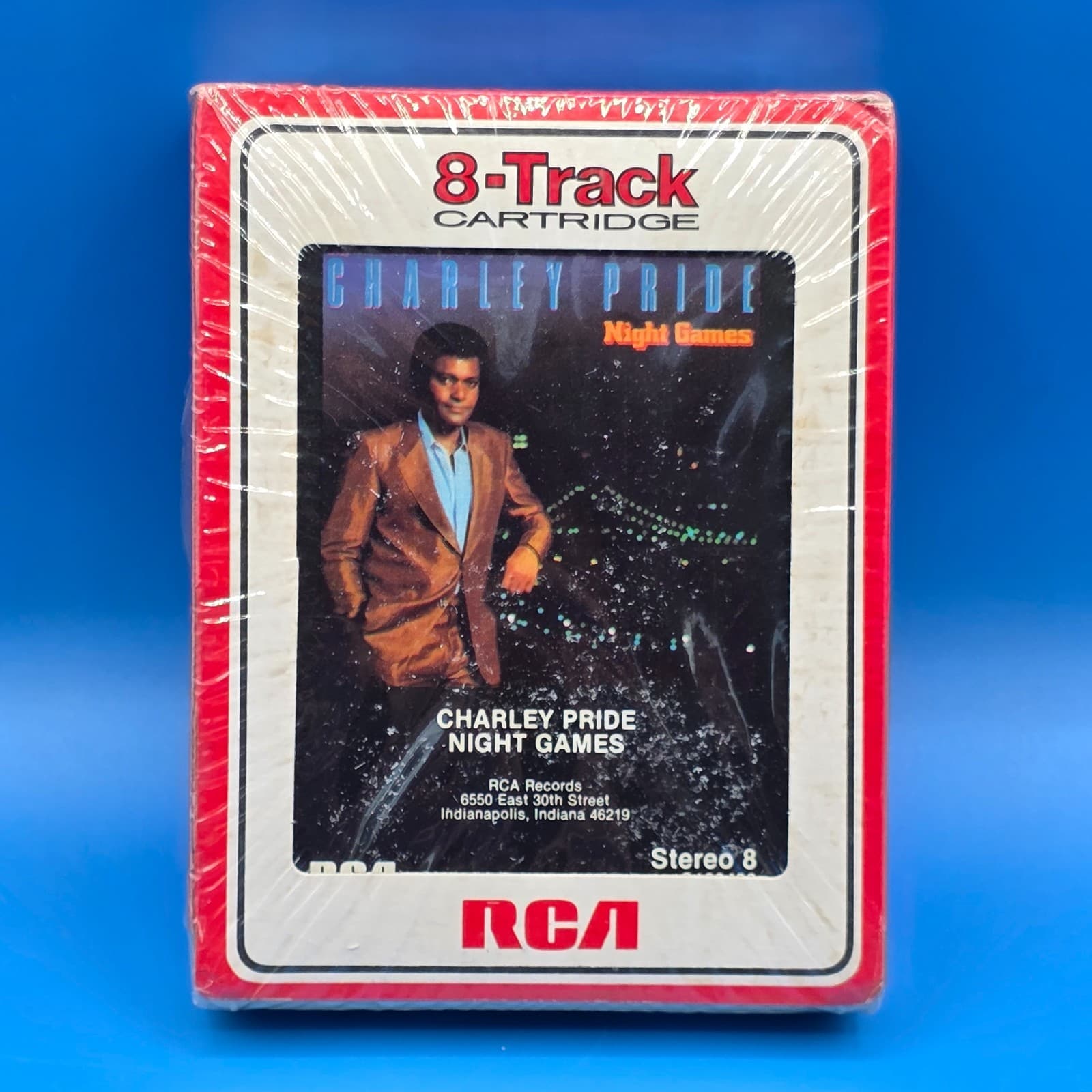 Charley Pride, Night Games, 8 Track Tape new